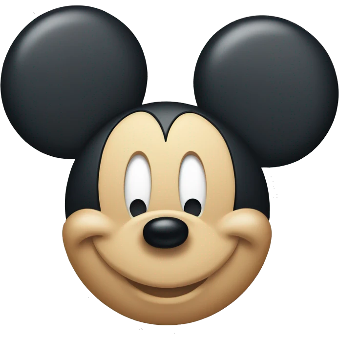 Mickey Mouse shape balloon  emoji