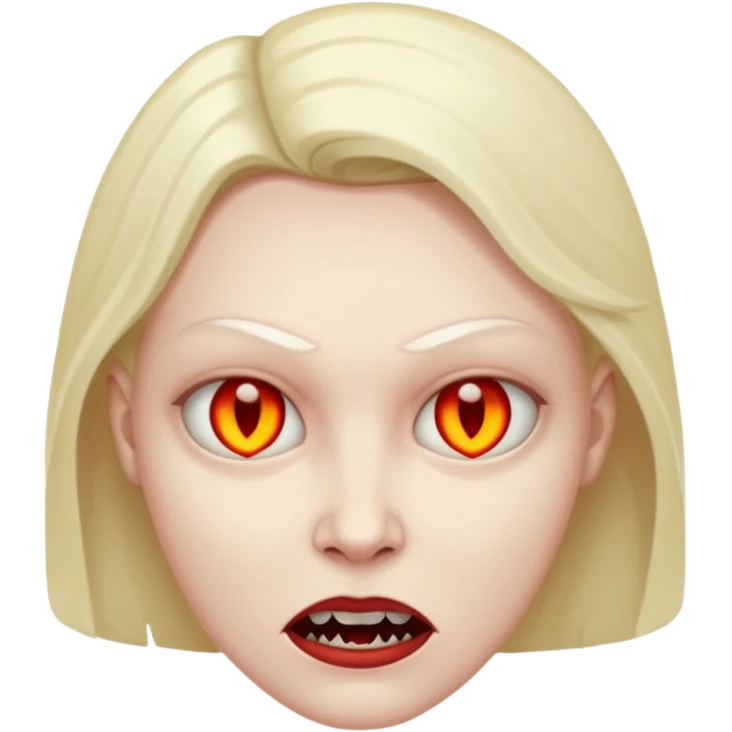 A evil face emoji
