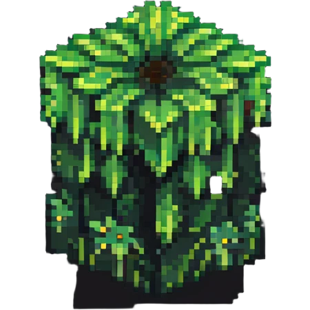 blocky pixelated Minecraft grass block emoji, less realistic emoji