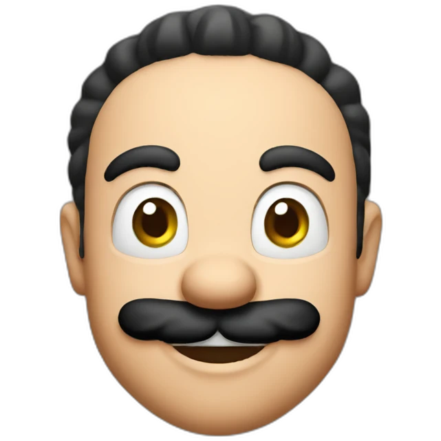 Super Mario Face emoji