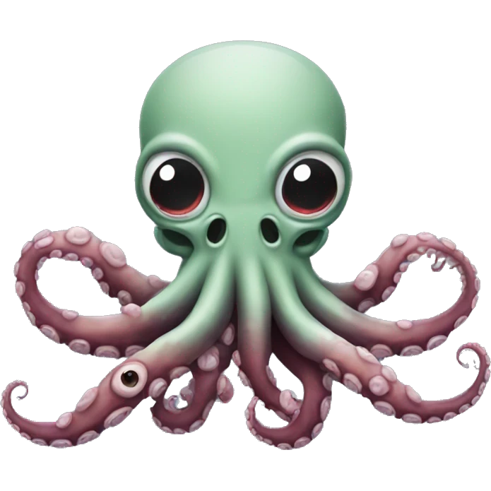 Octopus holding zombie in tentacle  emoji