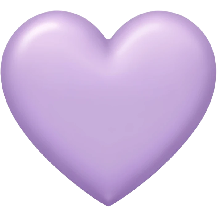 lilac heart emoji