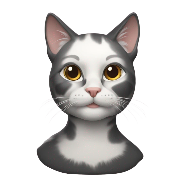 котик сірий emoji