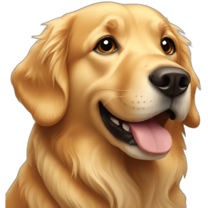 Golden retriever emoji