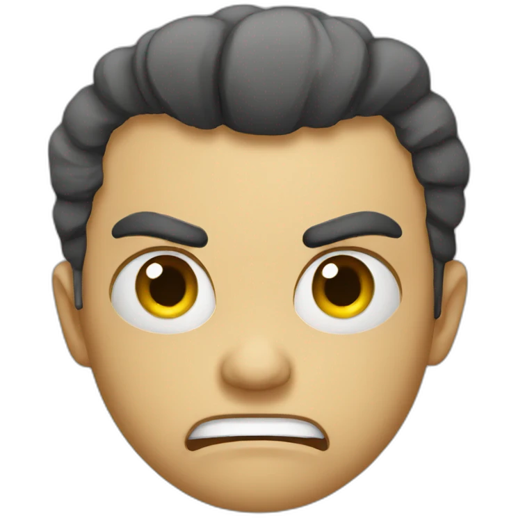 Angry emoji