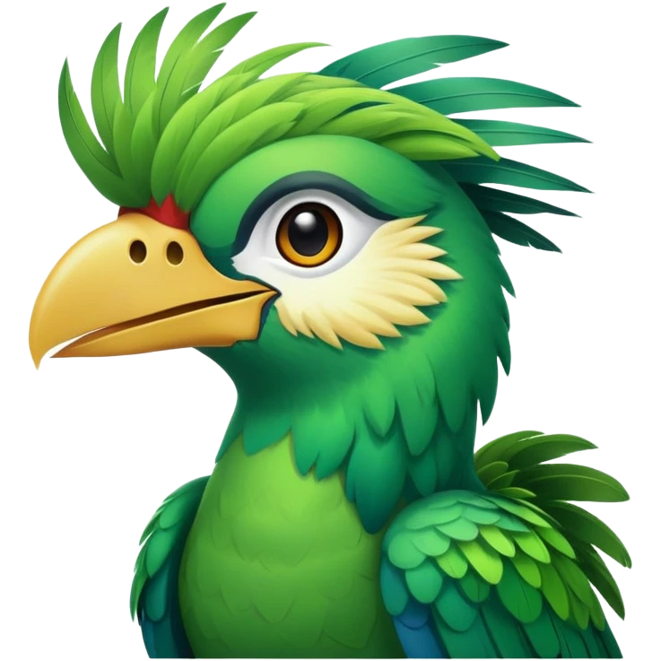 Quetzal qui sourit emoji