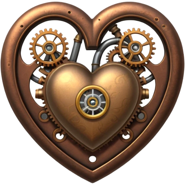 steampunk heart emoji