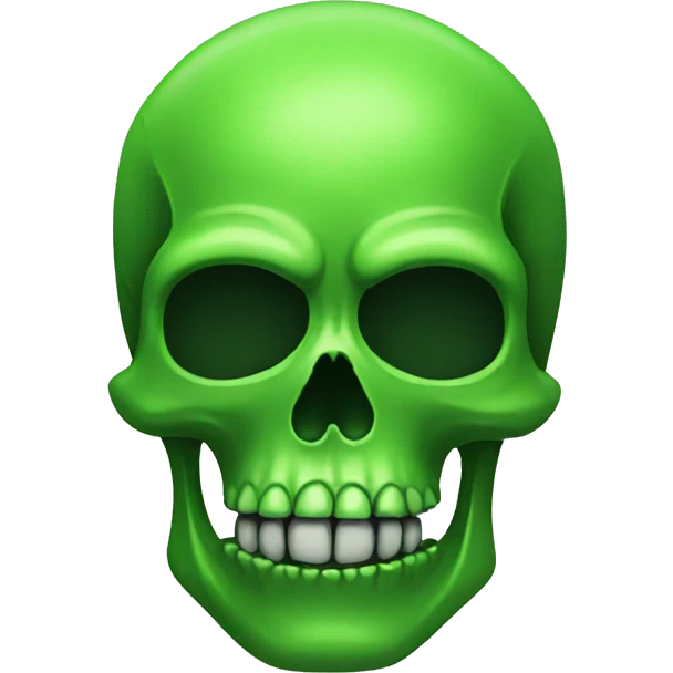 green skull emoji