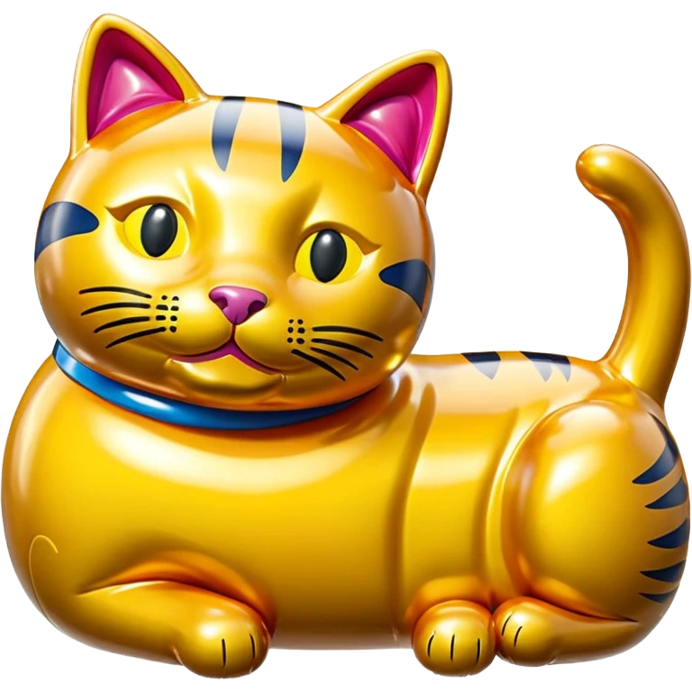  SPAM meat jeff koons style inflatable cat sculpture  emoji