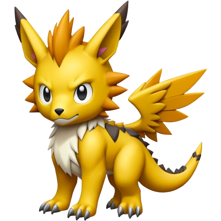  kawaii cool edgy Digimon-Fakemon-animal full body emoji
