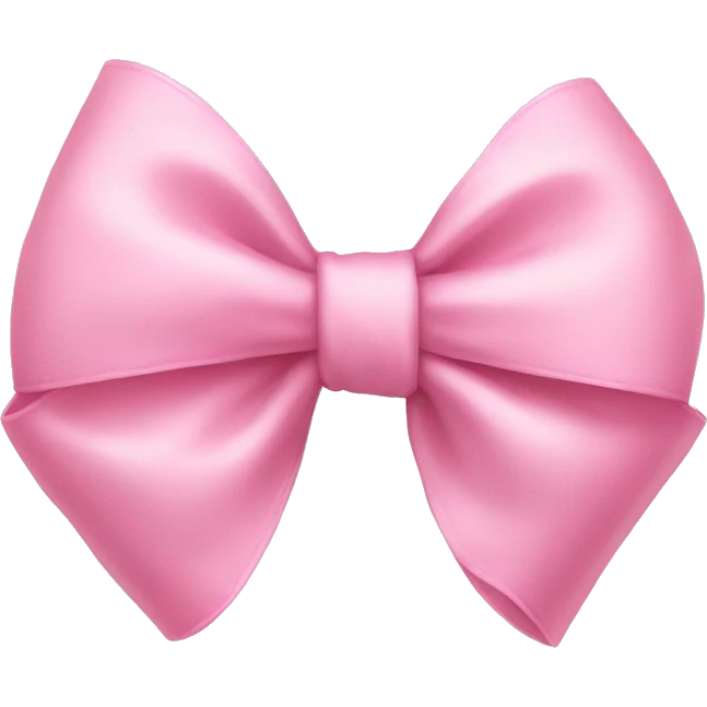 Baby pink bow emoji