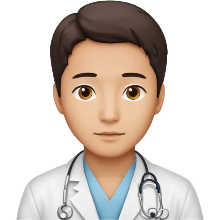 한국 남자 의사 emoji
