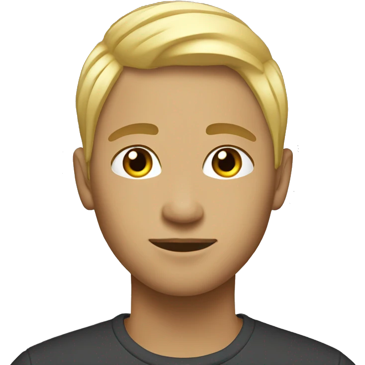 masculine lesbian with blond short hair emoji