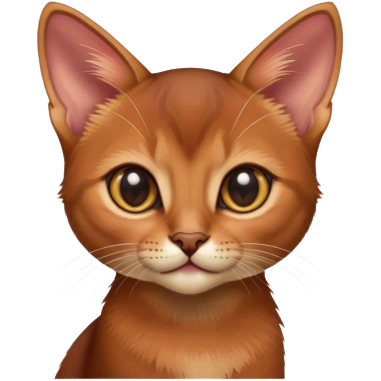 Abyssinian kitten emoji