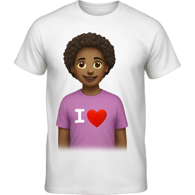 T-shirt with the inscription “I ❤️ mari” emoji