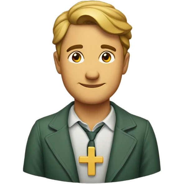 Forrest frank with a cross background  emoji