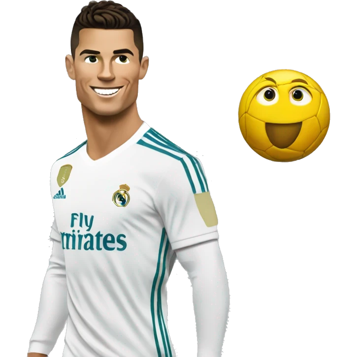 Cristiano Ronaldo in real madrid emoji