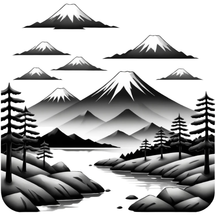 A Japanese sketch emoji