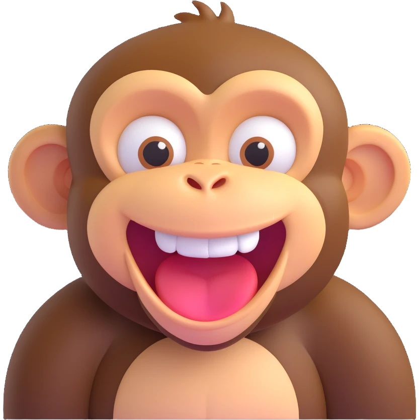 Monkey laugh  emoji