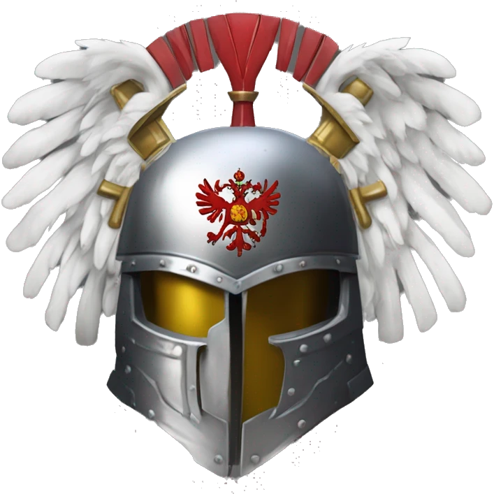 Warhammer 40000 helmet, featuring the Russian coat of arms. emoji