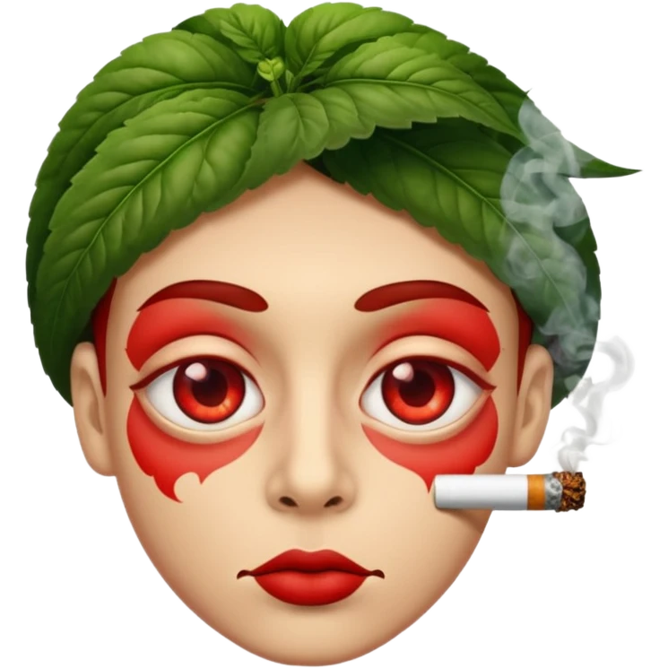 Emoji Smoking weed emoji