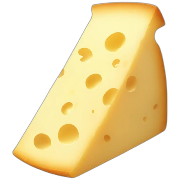 blurred image of a cheese slice emoji