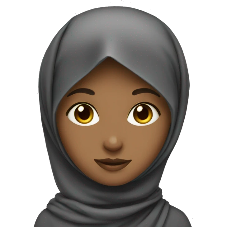 A girl with hijab  emoji