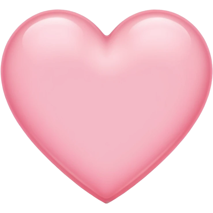 light pink heart in imagination emoji
