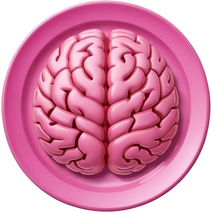 Brain on a plate  emoji