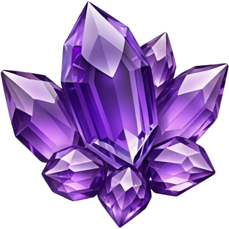Amethyst cluster emoji