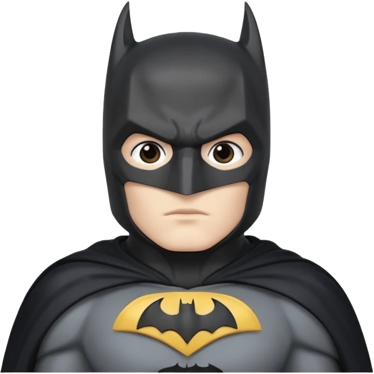 Batman white emoji
