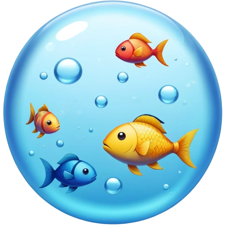 water bubbles from fish emoji