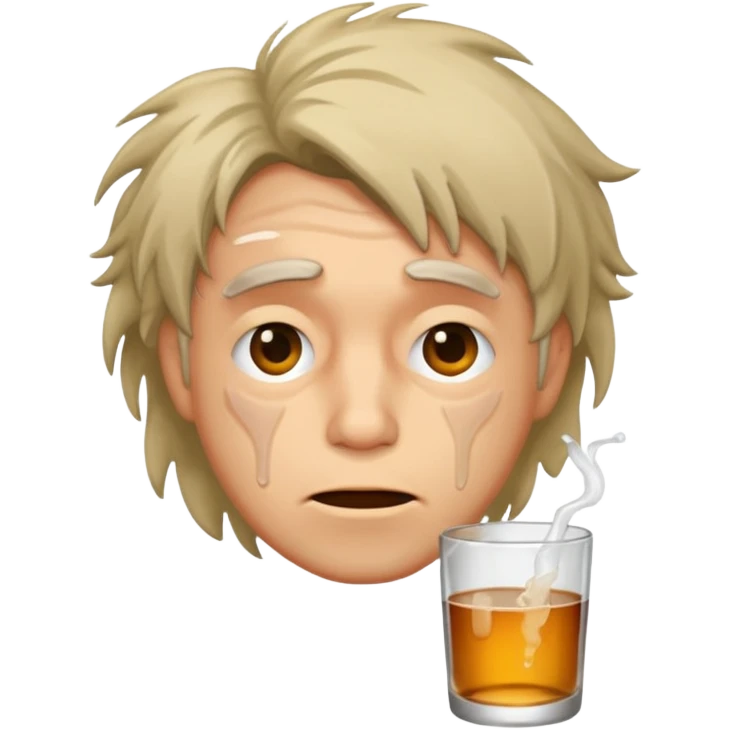 Drunk looking idiot  emoji