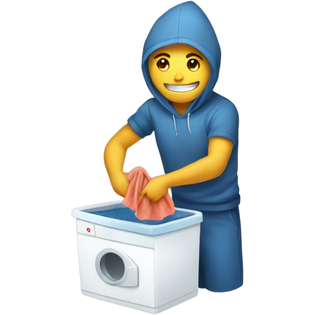 Kopernik doing laundry  emoji