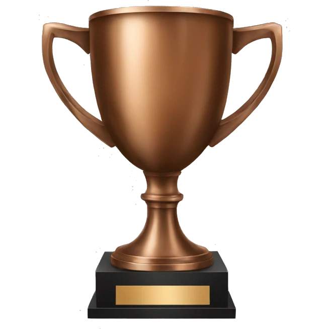 bronze trophy emoji