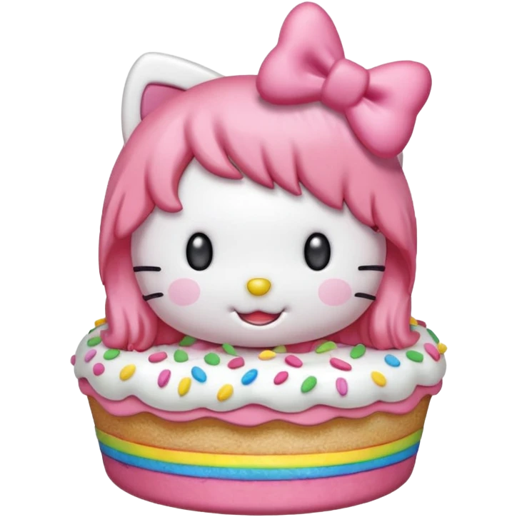 hello kitty strawberry shortcake pink emoji