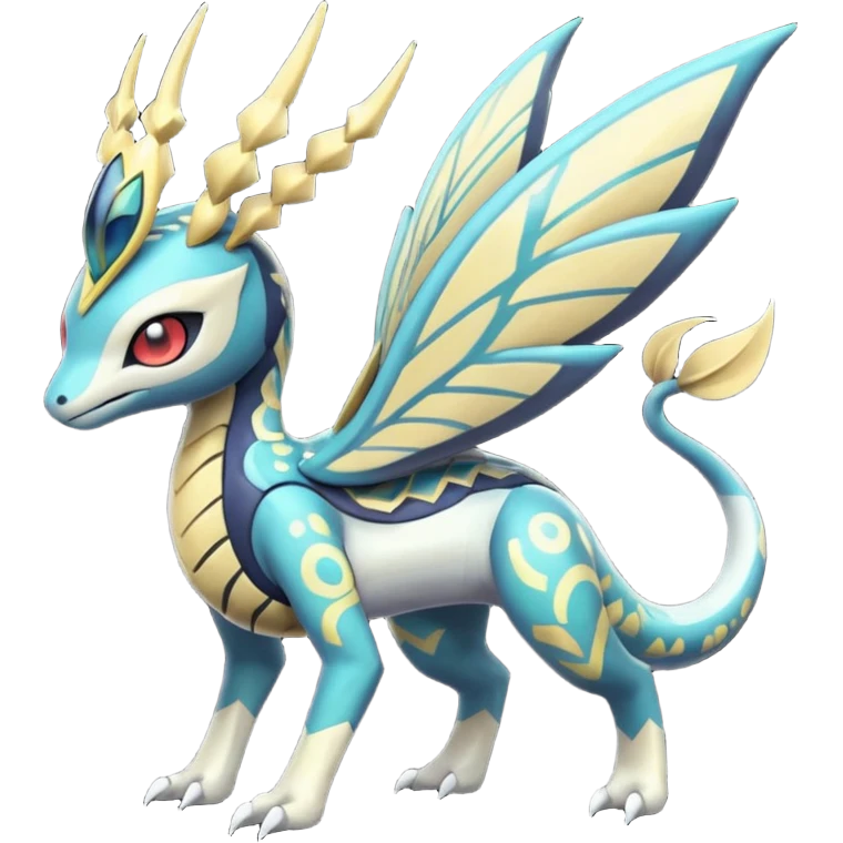 zig-zag-patterned tribal tropical hot spotted Meloetta-Dialga-Giratina-Noibat-Pokémon-Fakémon-fusion-hybrid-creature emoji