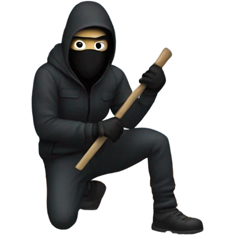 Burglar emoji
