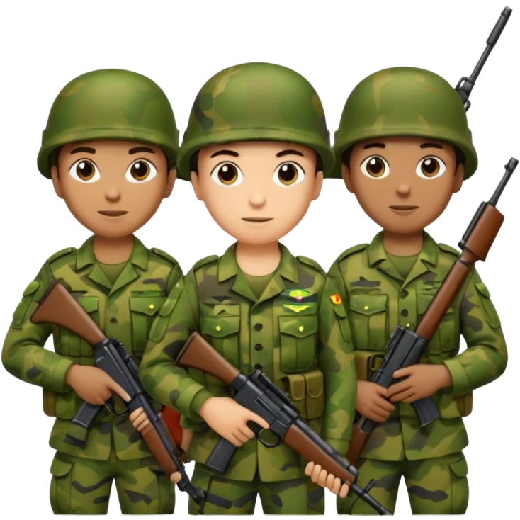 Faça o uniforme do EXÉRCITO BRASILEIRO neles emoji