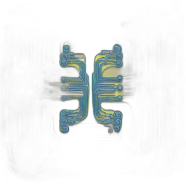 Abstract code element resembling quantum vortices or circuits to emphasize the innovative nature. emoji