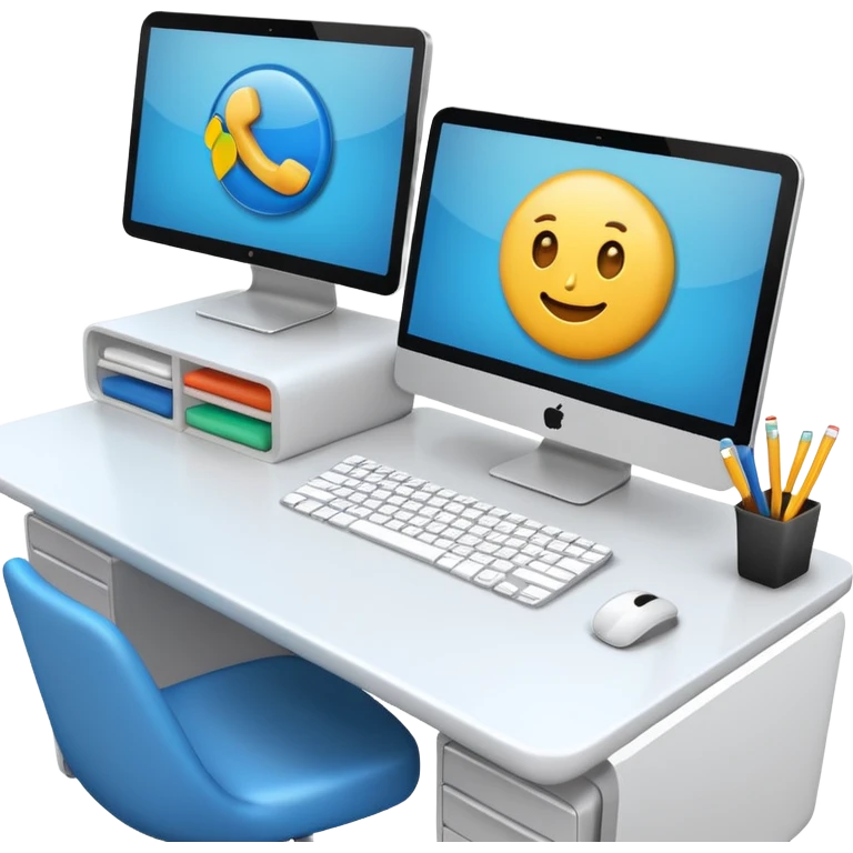 3D workplace  emoji