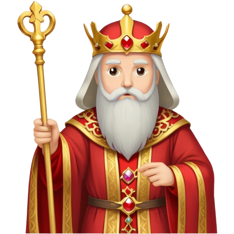 Tarot Card with the emperor on it  emoji