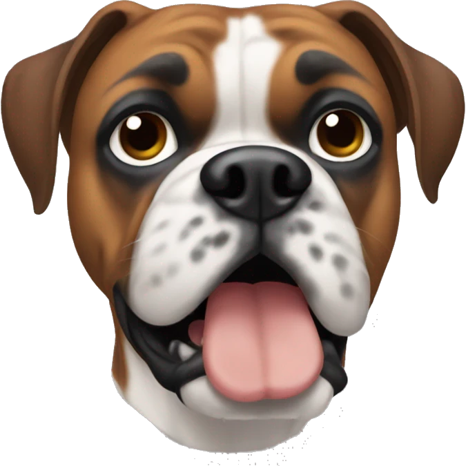 Boxer dog emoji
