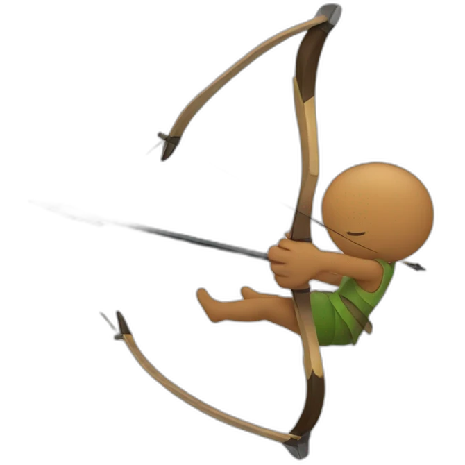 Bow and arrow emoji