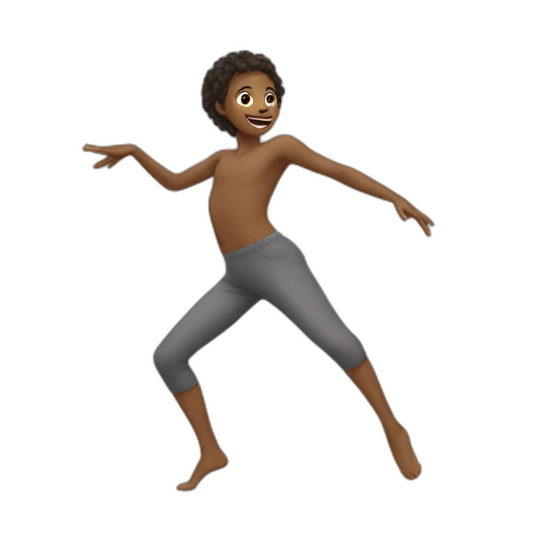 Un caca qui danse emoji