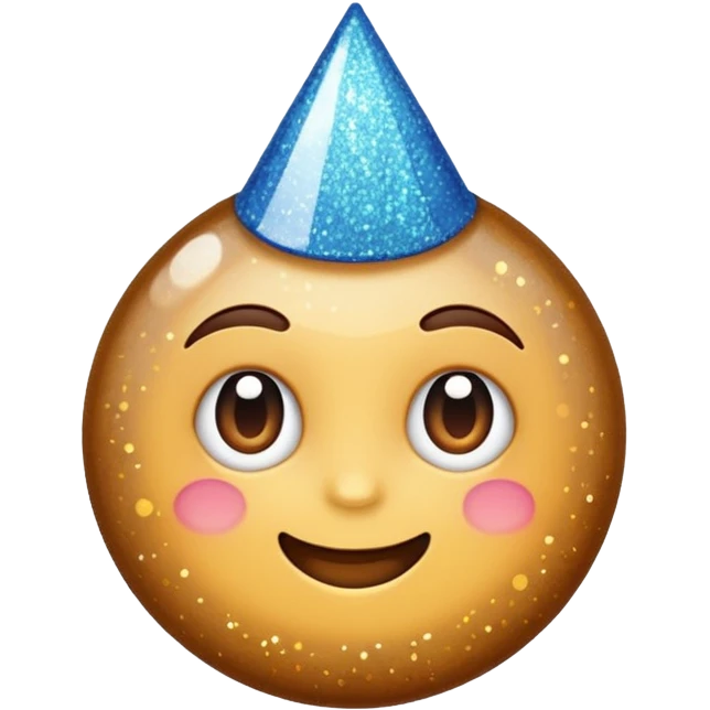 glitter cheap brown emoji