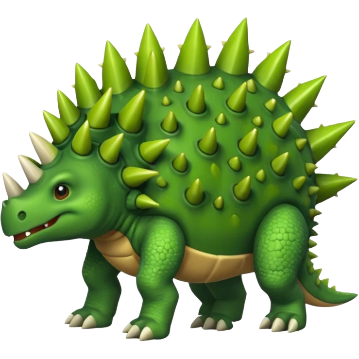 green Stegosaurus emoji