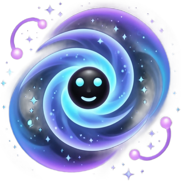 black magic particles emoji