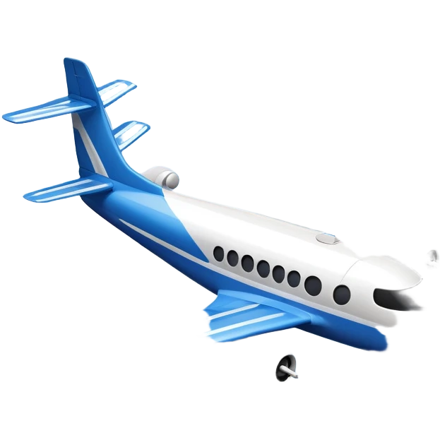 An icon featuring a remote-controlled model airplane soaring through the sky and clouds, with a detailed transmitter in the foreground. The sky is clear with motion lines showing flight. Transparent background emphasizes the precision, creativity, and joy of aeromodelling as a sport. emoji