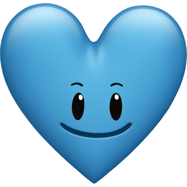 Blue heart emoji
